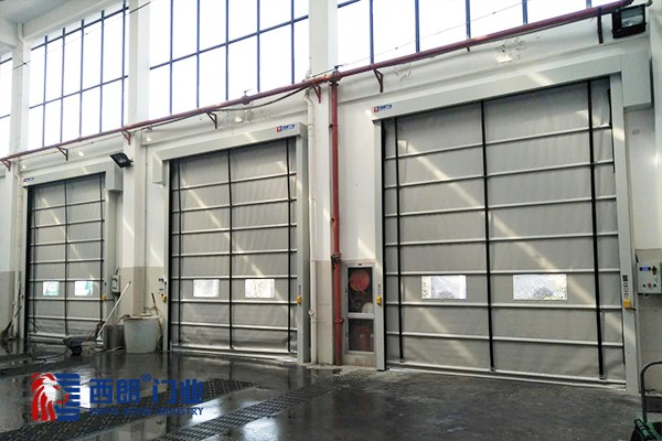 出货码头抗风堆积门