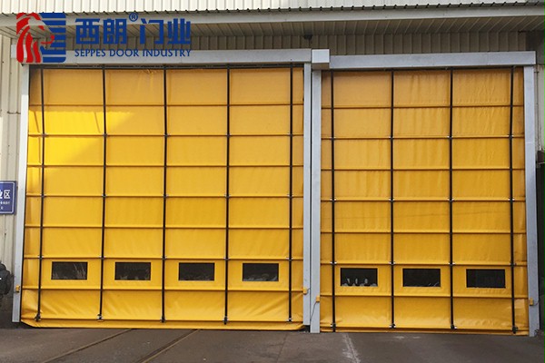 包装厂叉车进出通道堆积快速门 包装厂叉车进出通道堆积快速门