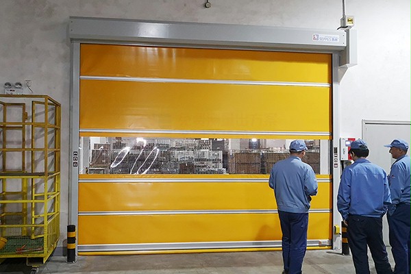 水泵制造工厂通道自动快速门1