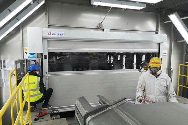 设备喷漆间进出口自动快速门