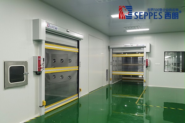 机械工厂洁净室快速卷帘门2 机械工厂洁净室快速卷帘门