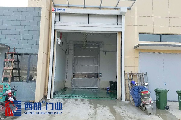 餐厨垃圾卸料口隔离堆积快速门 餐厨垃圾卸料口隔离堆积快速门