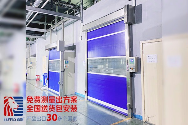 缓冲车间双门互锁快速门 缓冲车间双门互锁快速门