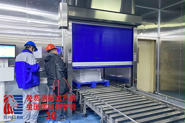 缓冲车间双门互锁快速门 缓冲车间双门互锁快速门