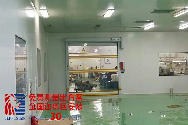 电子工厂风淋室快速卷帘门 电子工厂风淋室快速卷帘门