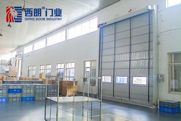 包装制造厂背带式堆积快速门 包装制造厂背带式堆积快速门