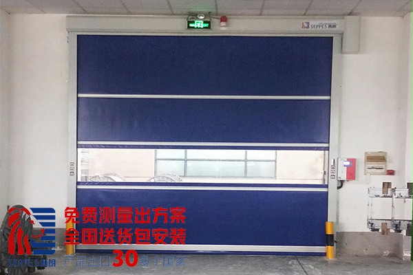 叉车通道电动快速卷帘门